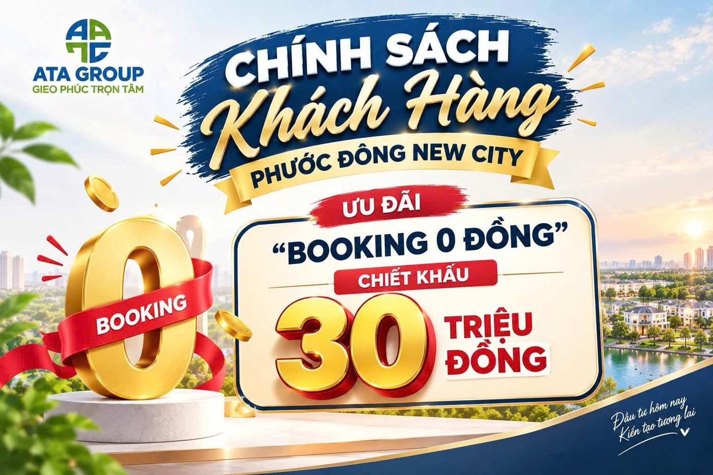 Ưu đãi “Booking 0 đồng” – chiết khấu 30 triệu